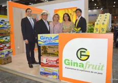 Gina Fruit from Ecuador had the family on hand to receive visitors with owners Jose Miguel Baez, Gina Castro, Alfredo Castro, Gina Castro an Rafael Castro. 